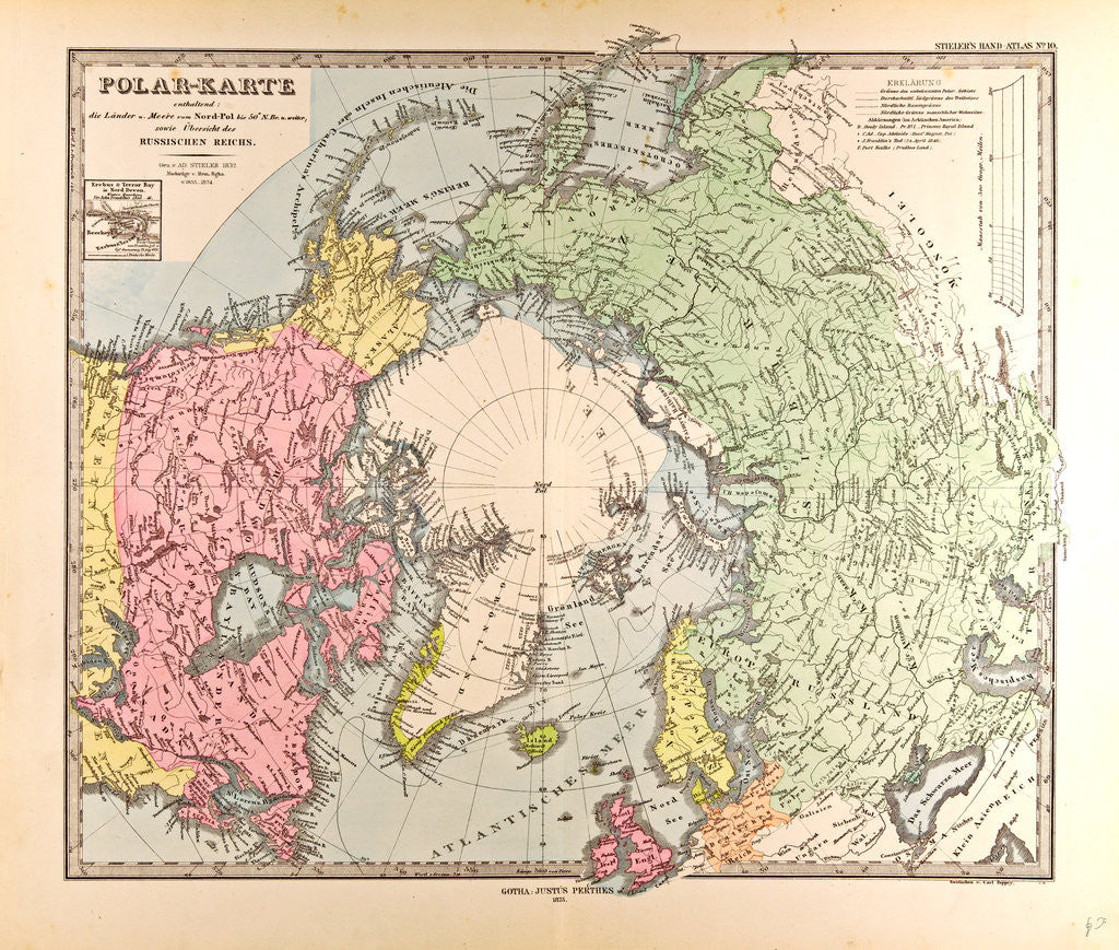 Detail of Polar Map by Anonymous