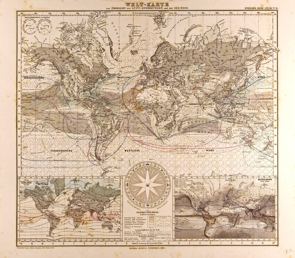 Detail of World Map by Anonymous
