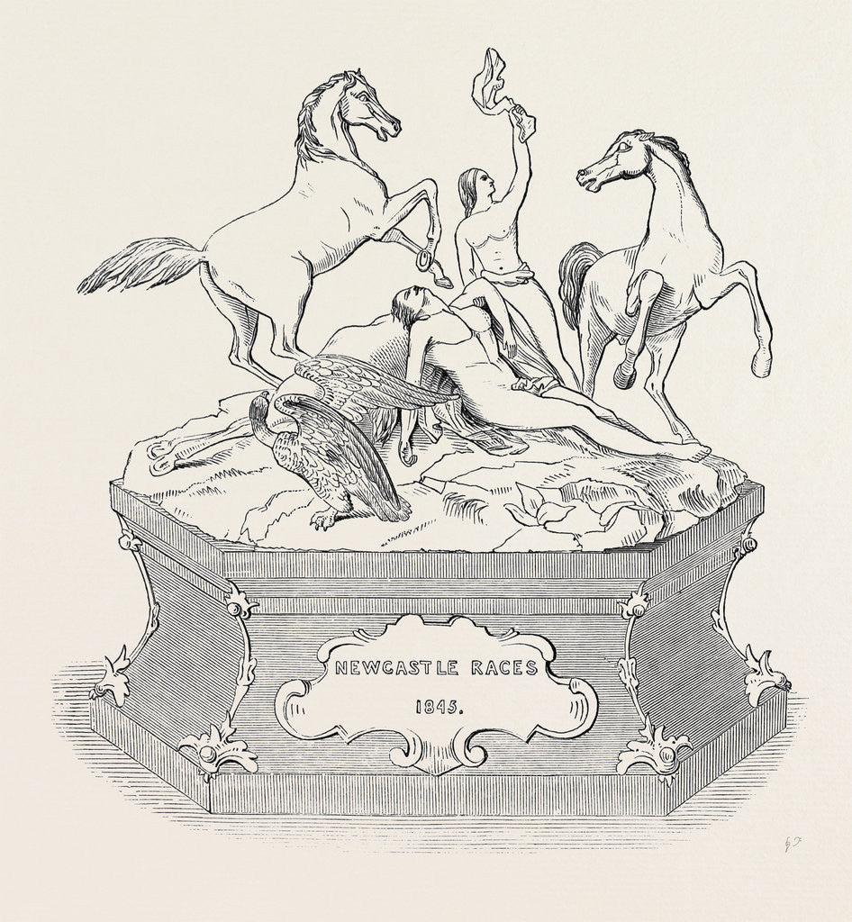 Detail of The Newcastle Race Plate (Mazeppa.) by Anonymous