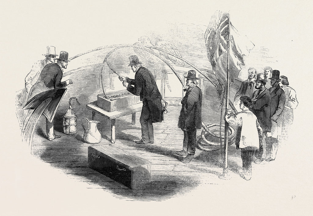 Detail of Firing the Train by the Galvanic Battery by Anonymous