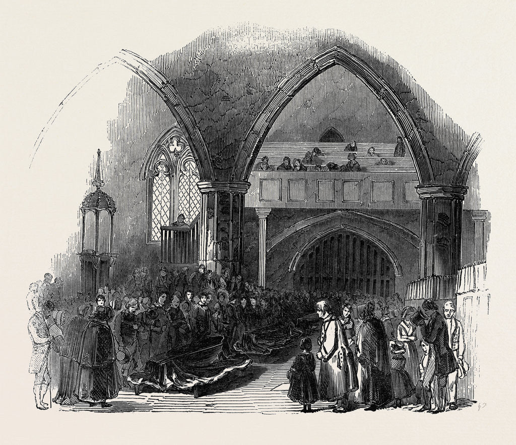 Detail of Funerals at St. Nicholas Church, Great Yarmouth by Anonymous