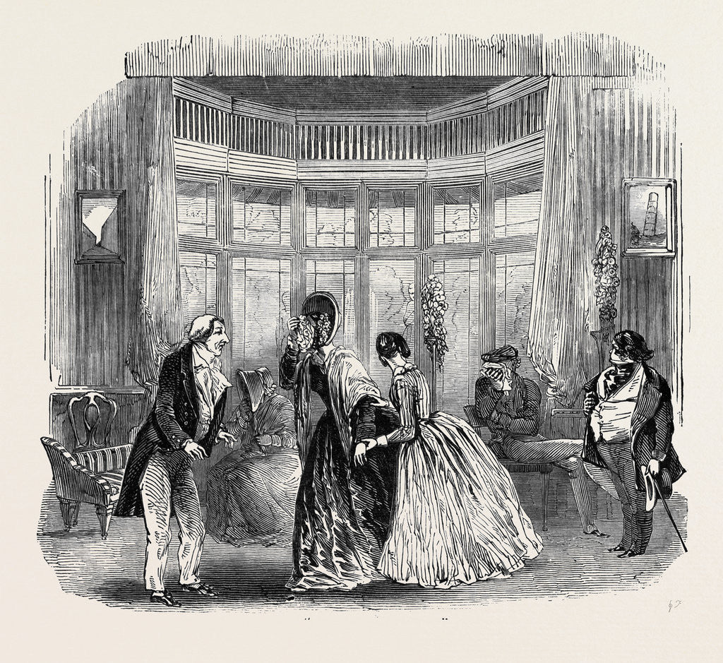 Detail of Scene from the New Comedy of Time Works Wonders, at the Haymarket Theatre by Anonymous