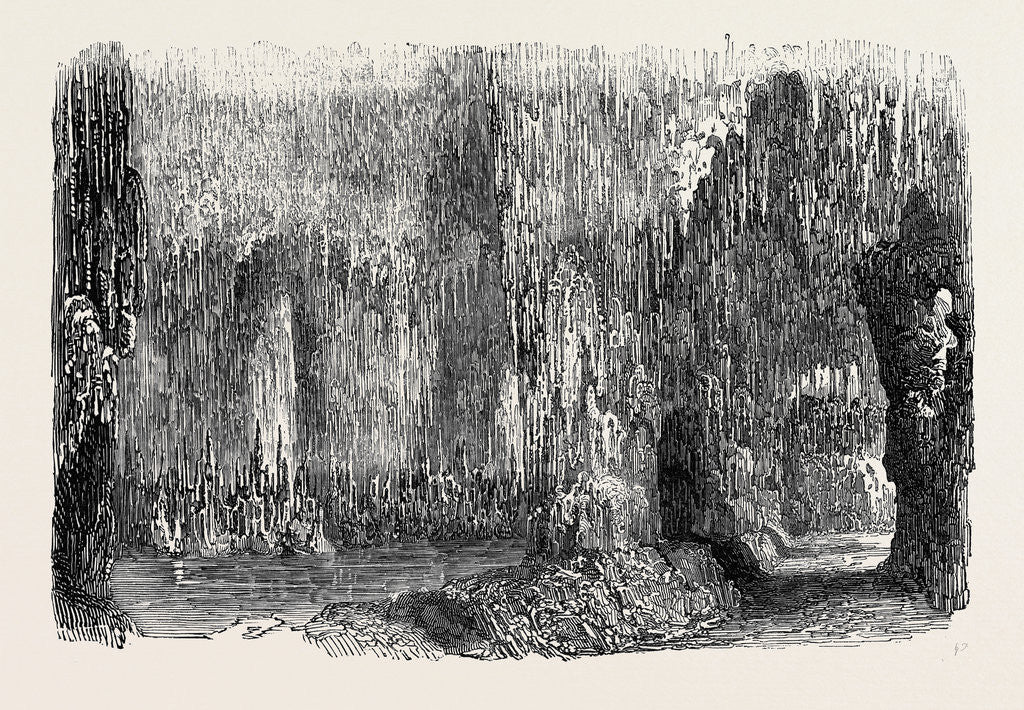 Detail of Stalactite Grotto by Anonymous