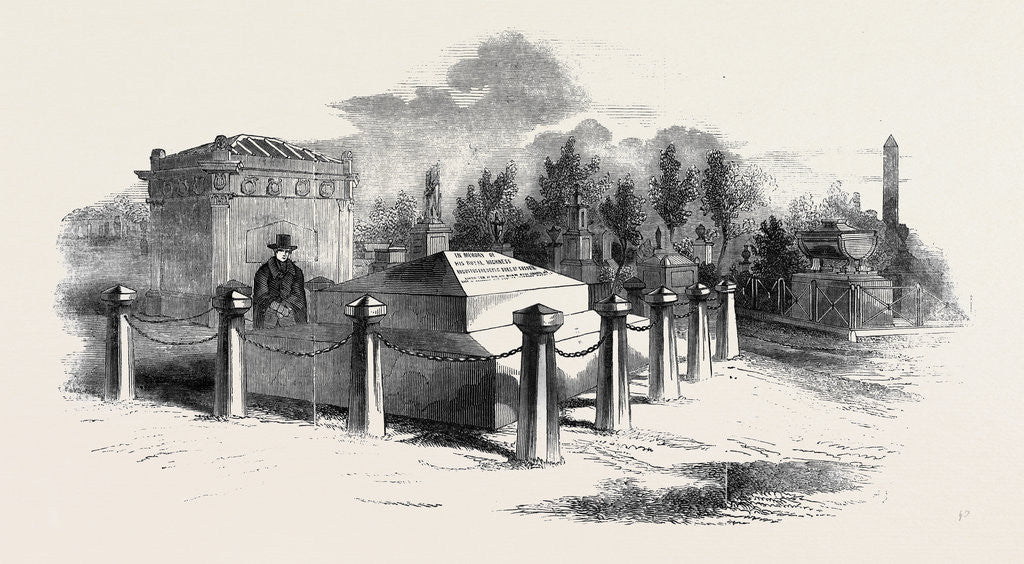 Detail of Tomb of His Late R.H. The Duke of Sussex, at Kensal-Green Cemetery by Anonymous