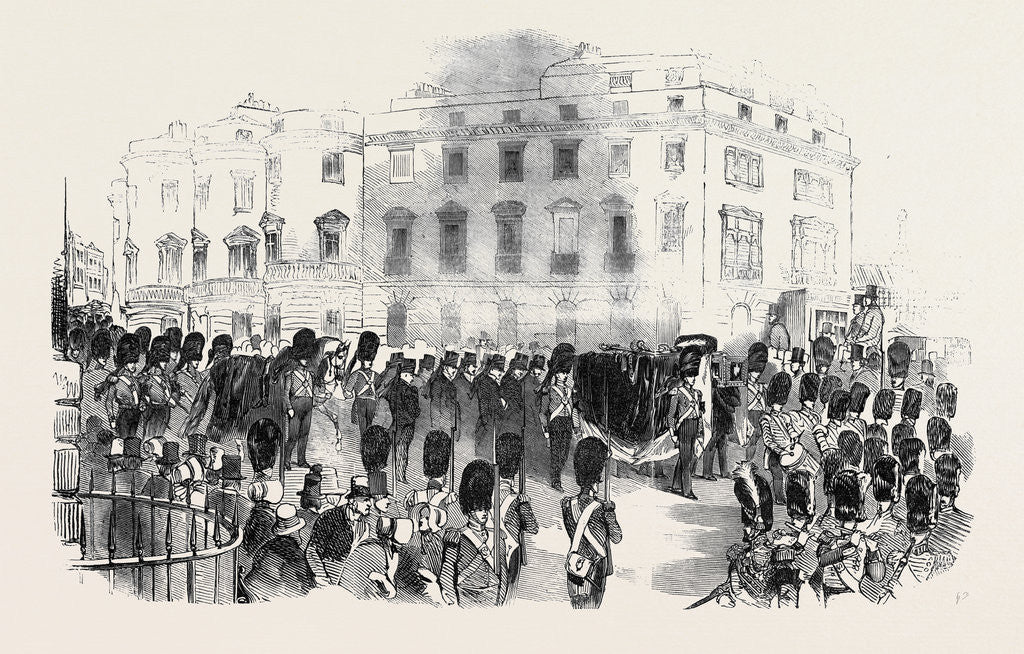 Detail of Funeral of Colonel Clive, C.B. by Anonymous