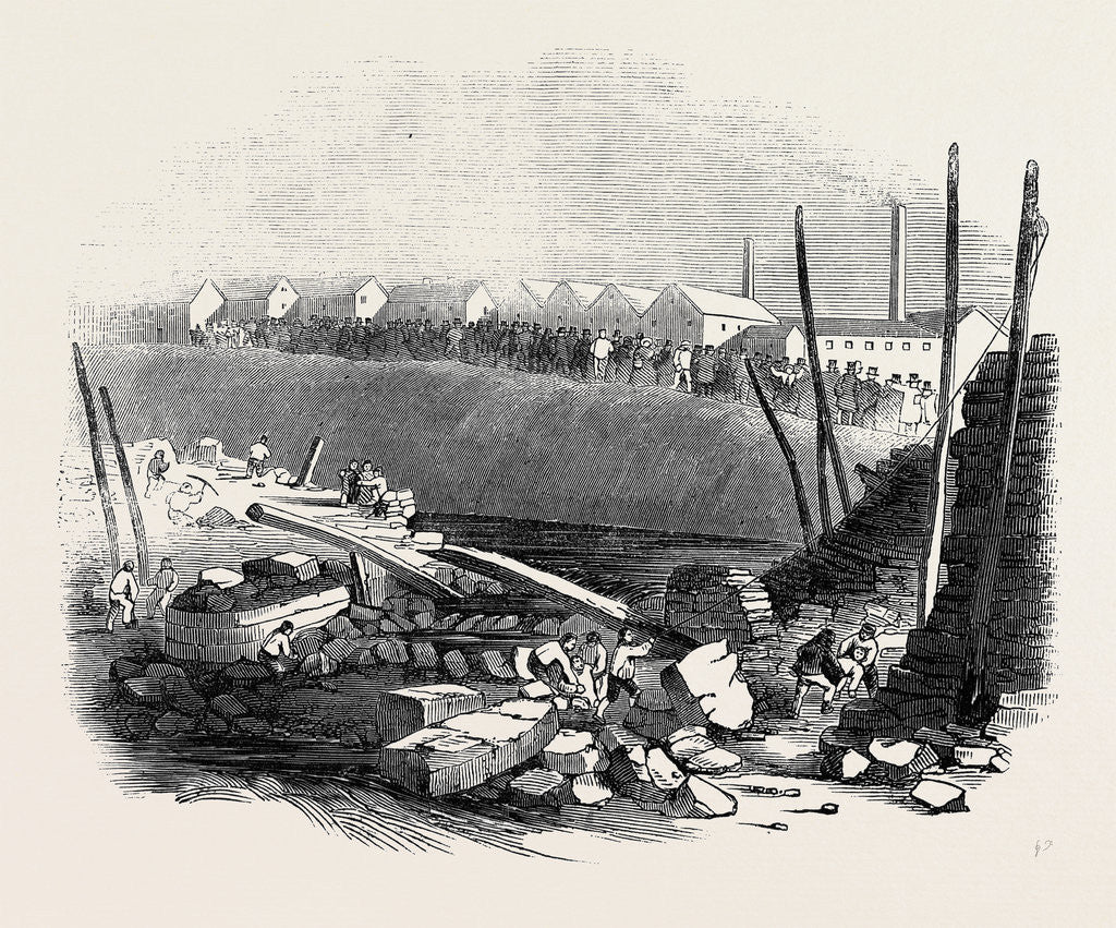 Detail of Ruins on the Sheffield and Ashton Railway by Anonymous