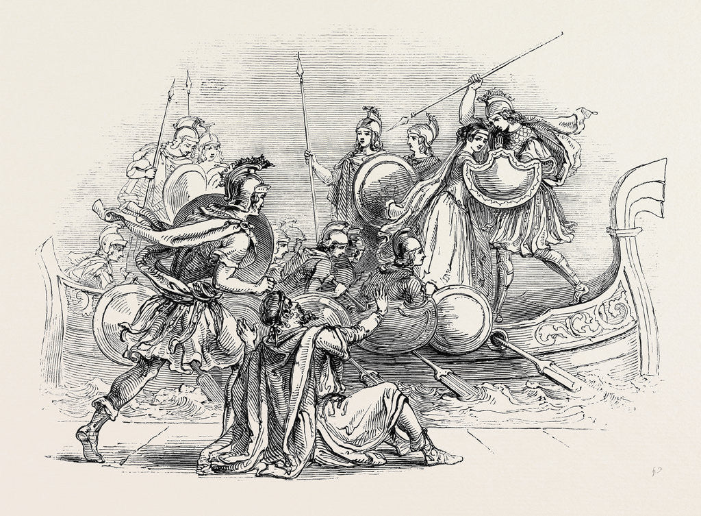Detail of Scene from the Extravaganza of the Golden Fleece, at the Haymarket Theatre. by Anonymous