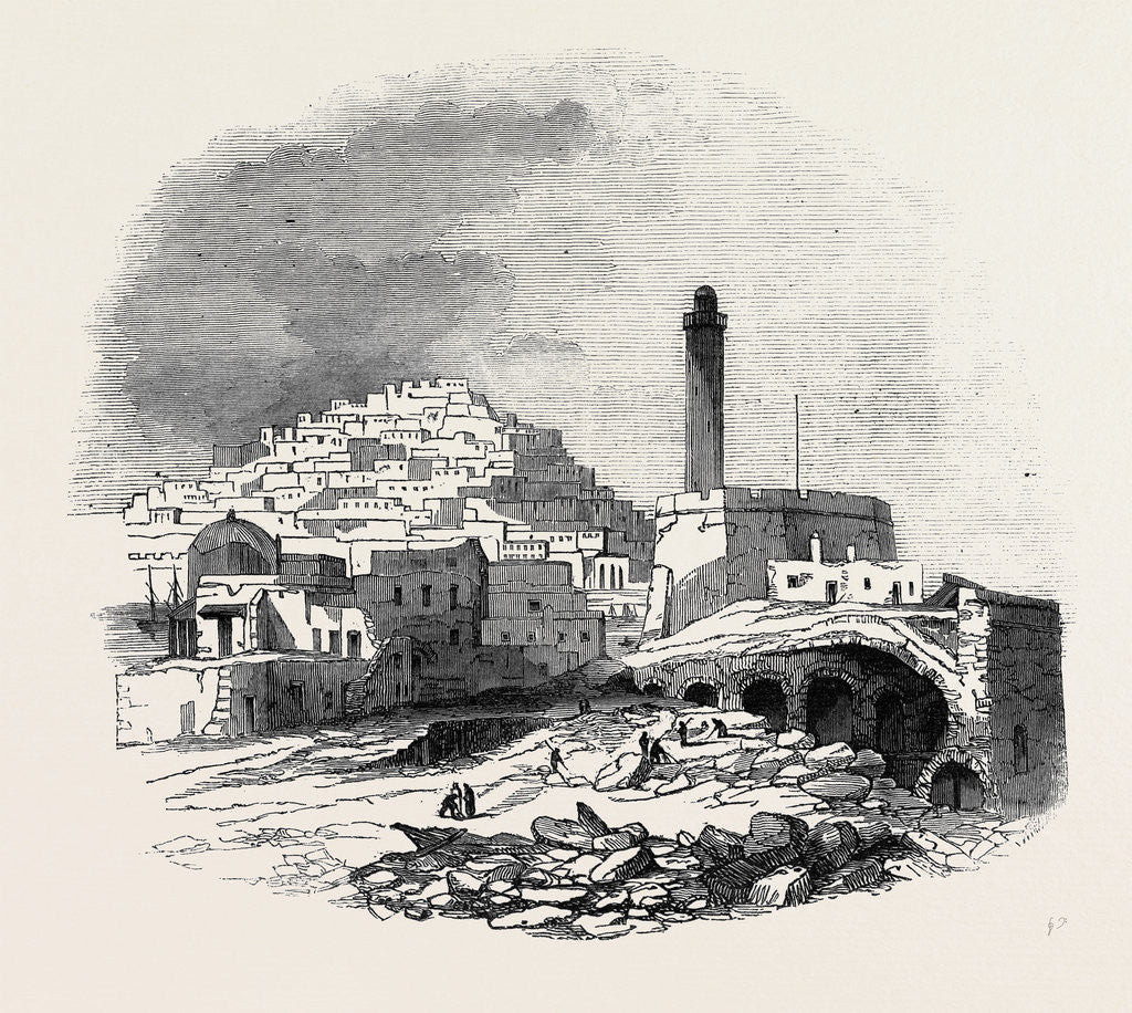 Detail of Powder Magazine at Algiers, after the Late Explosion by Anonymous