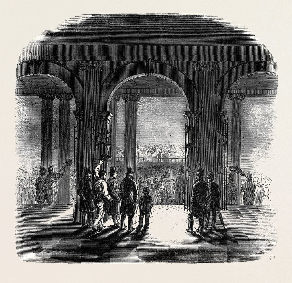 Detail of Great Texas Meeting, at New York. by Anonymous