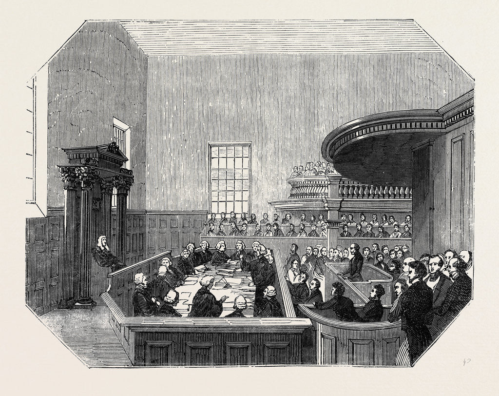 Detail of The Court House at Aylesbury, Trial of John Tawell by Anonymous