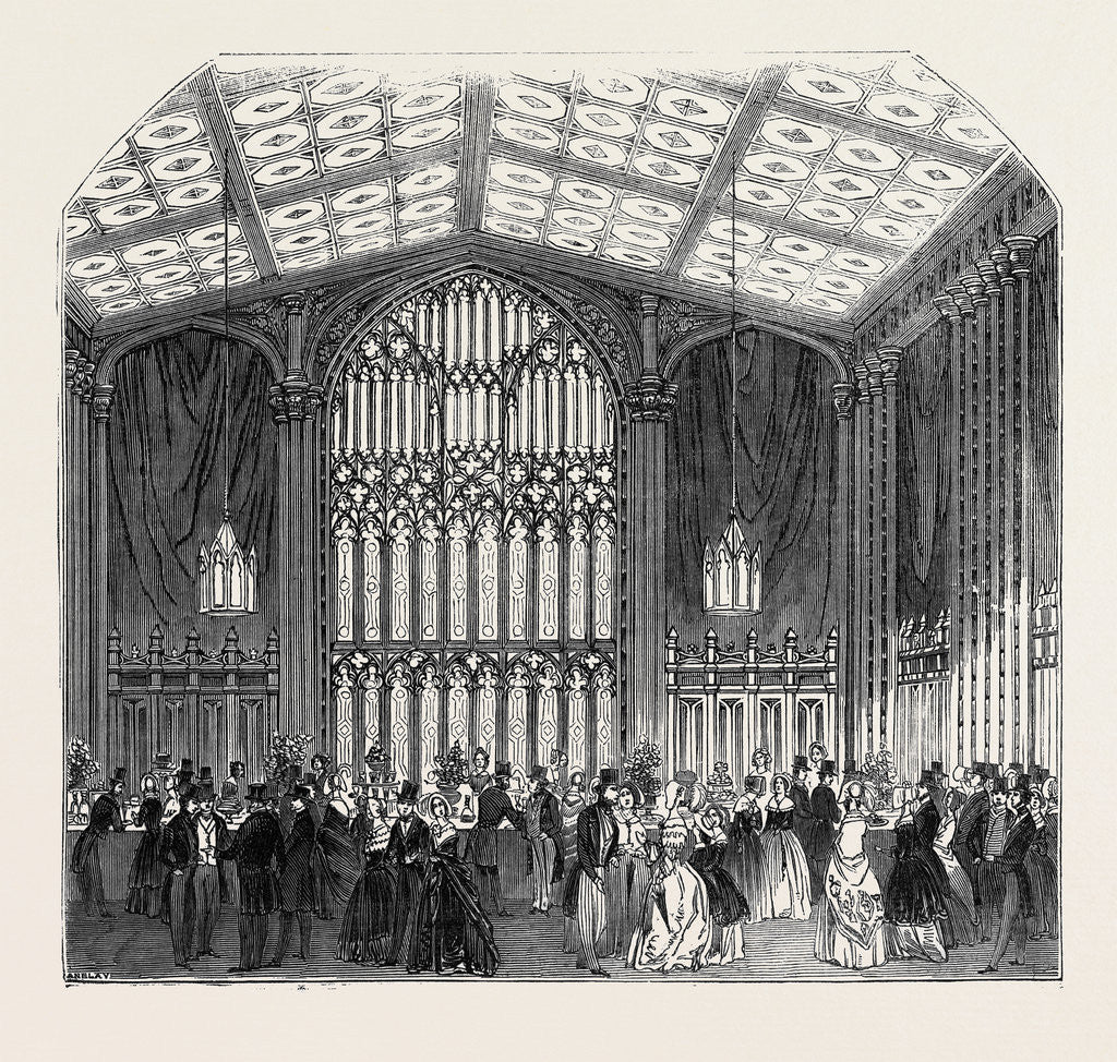 Detail of Refreshment Room, Free Trade Bazaar. by Anonymous