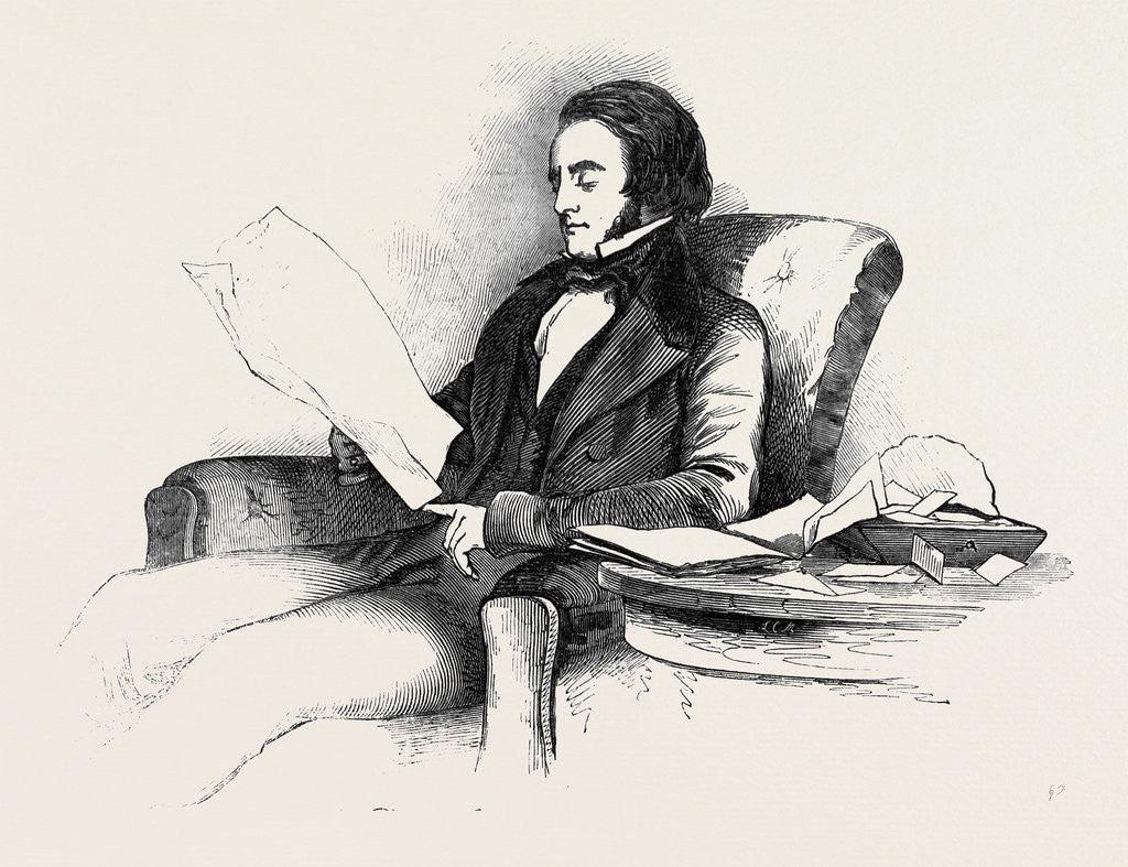 Detail of Mr. Monckton Milnes, M.P. by Anonymous