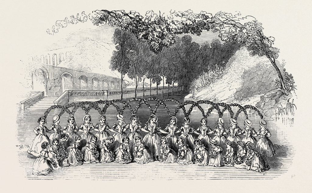 Detail of The Viennese Children, at Her Majesty's Theatre. by Anonymous