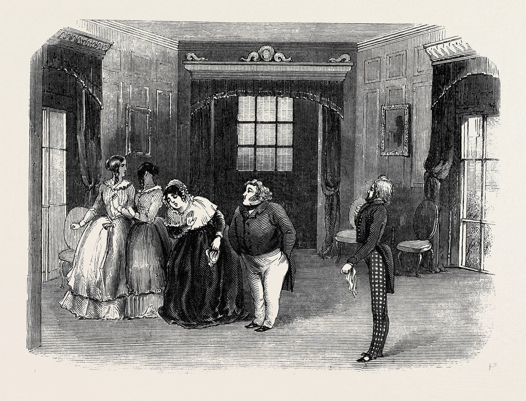 Detail of Scene from the Sheriff of the County, at the Haymarket Theatre. by Anonymous