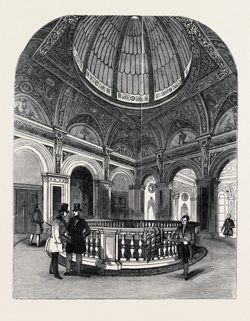 Detail of Interior of the Conservative Club House, the Upper Vestibule, St. James's Street by Anonymous