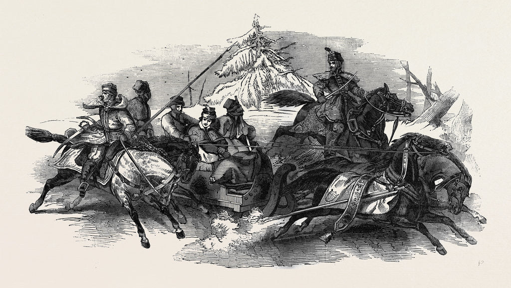 Detail of Lessing's Sledge Picture by Anonymous