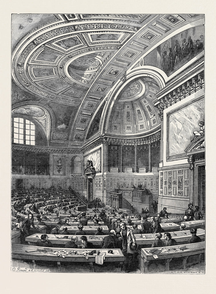 Detail of The French Chamber of Peers by Anonymous