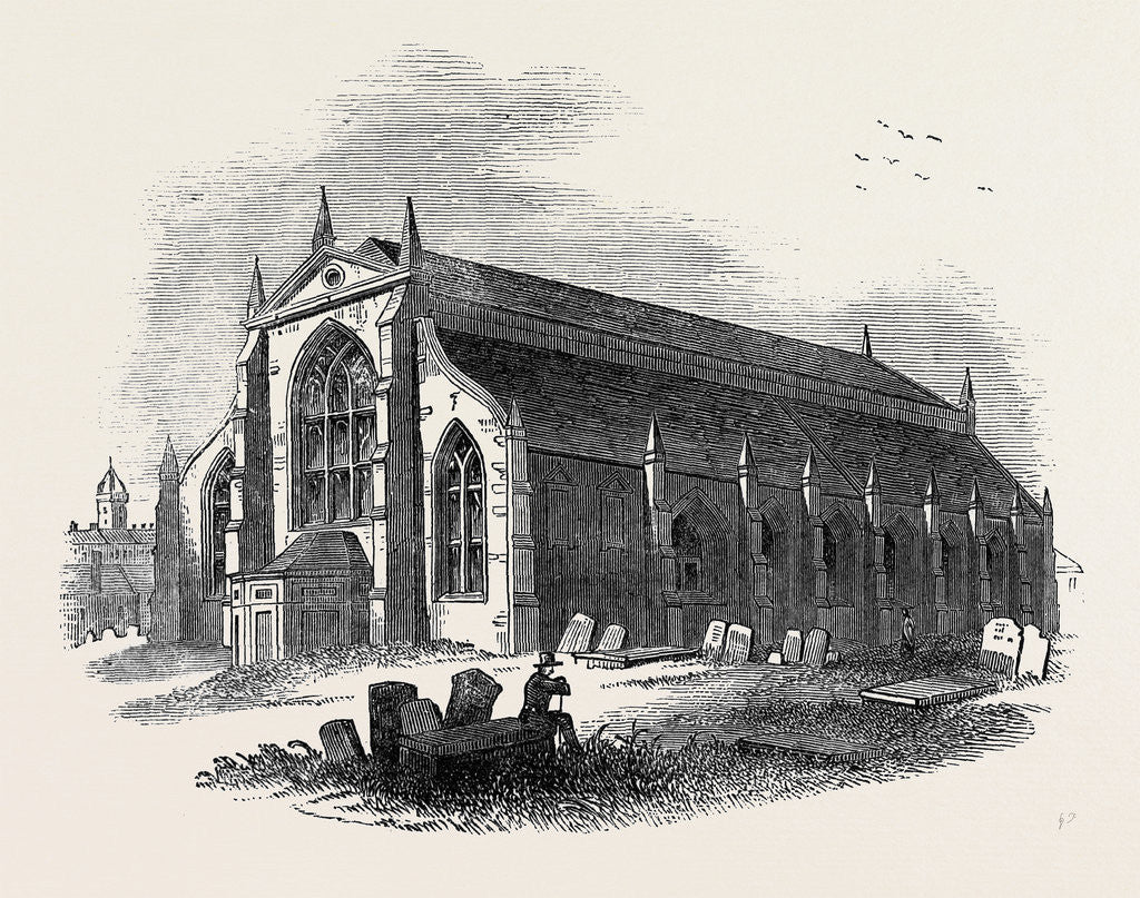 Detail of Greyfriars' Church, Edinburgh. by Anonymous