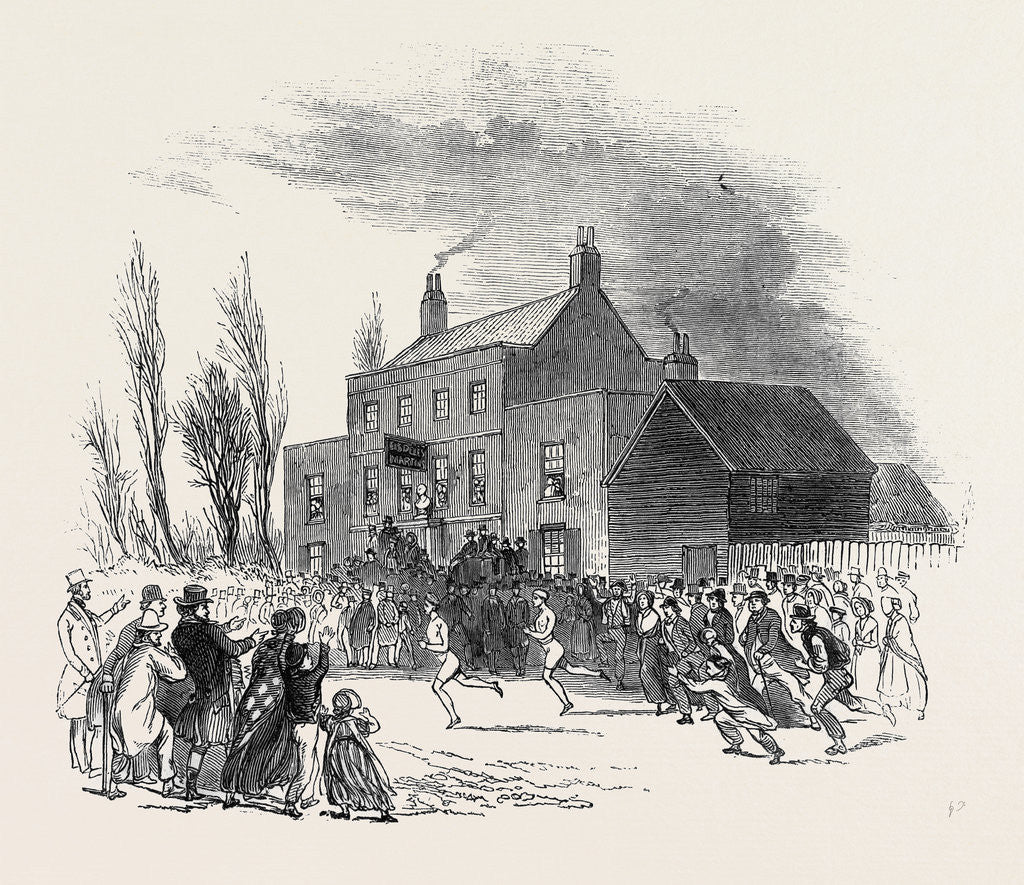 Detail of Foot Race Near Barnet by Anonymous