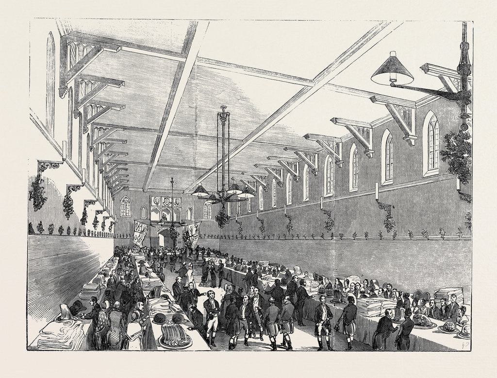 Detail of Distribution of Royal New Year's Gifts at Windsor by Anonymous