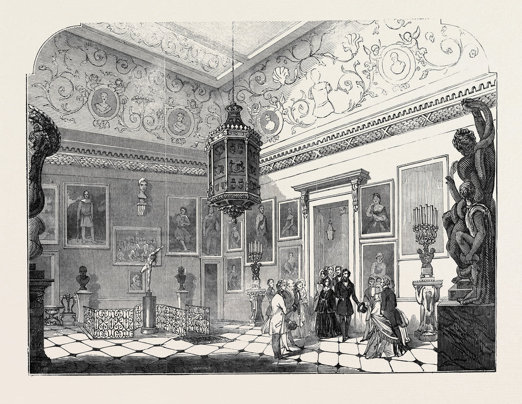 Detail of Her Majesty's Departure from Stowe House. by Anonymous