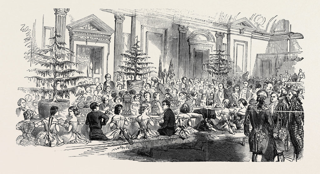 Detail of The Supper Room, New Year's Eve, at the Mansion House by Anonymous
