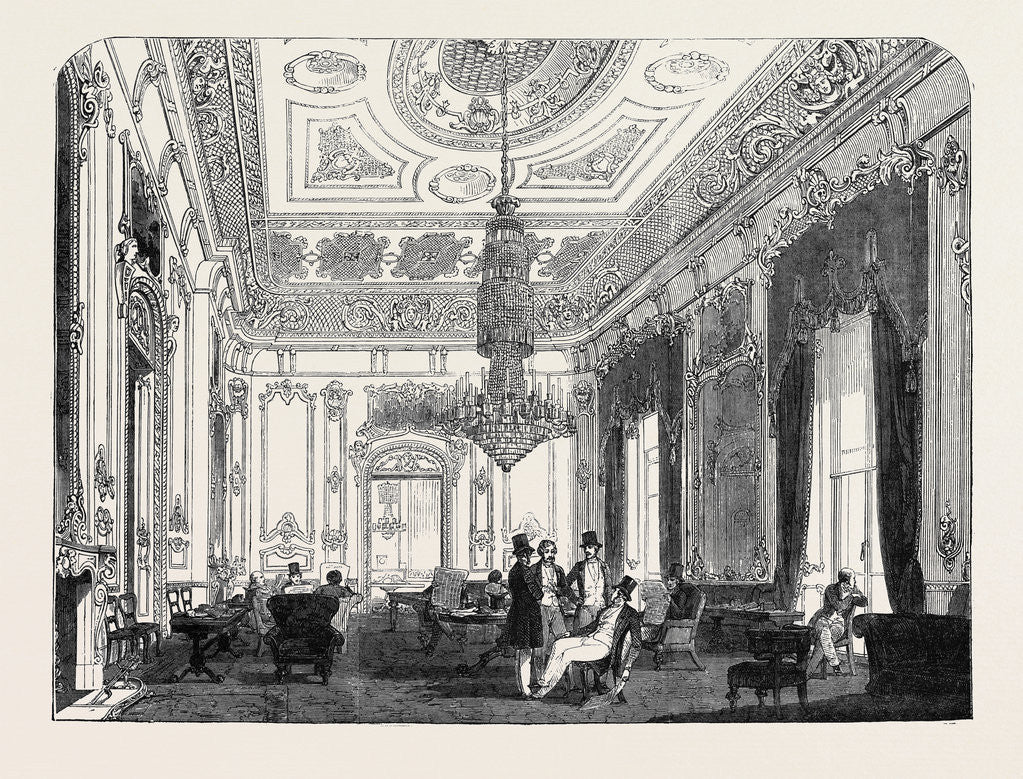 Detail of The Military, Naval, and County Service Club, St. James's Street, Principal Drawing Room by Anonymous
