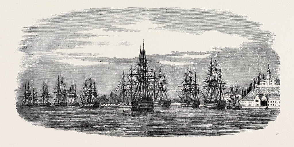 Detail of The Turkish Fleet in Bashika Bay by Anonymous