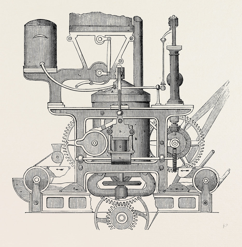 Detail of Robinson and Lee's Patent Bread Making Machine by Anonymous