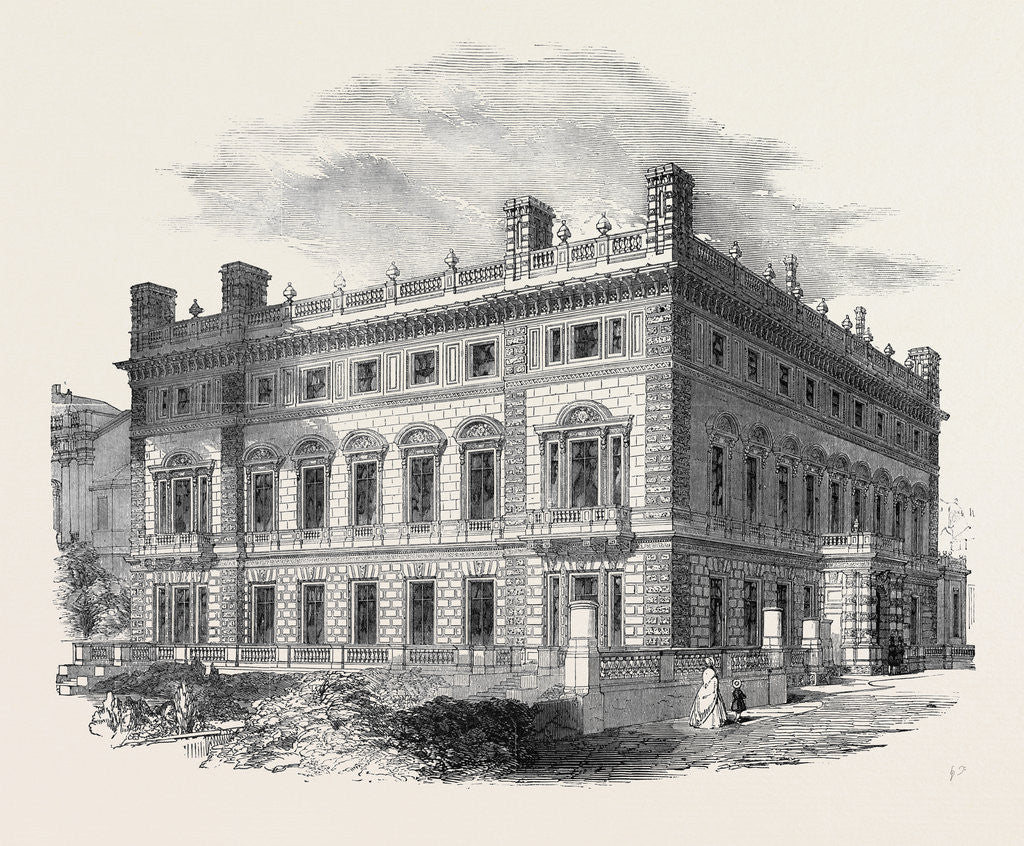 Detail of Bridgewater House, Architect, Charles Barry, Esq., R.A. by Anonymous