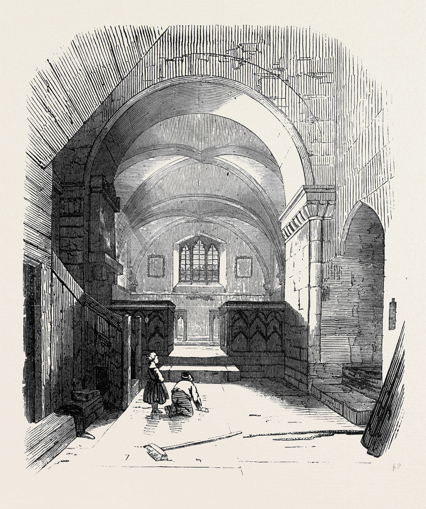 Detail of Interior of Upton Church, Buckinghamshire by Anonymous