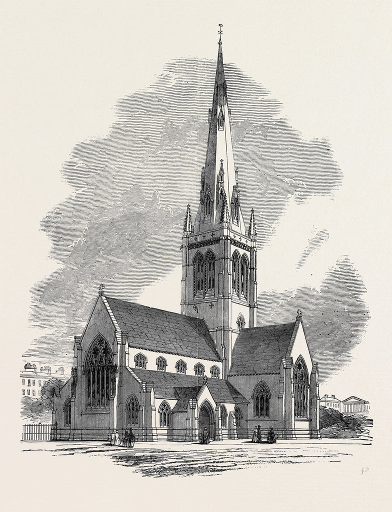 Detail of Church of the Holy Trinity, Building at Westminster by Anonymous