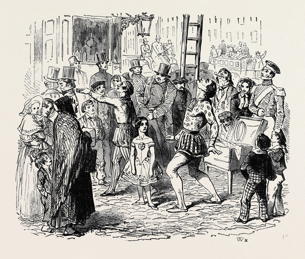 Detail of Picturesque Sketches of London, Street Sights by Anonymous