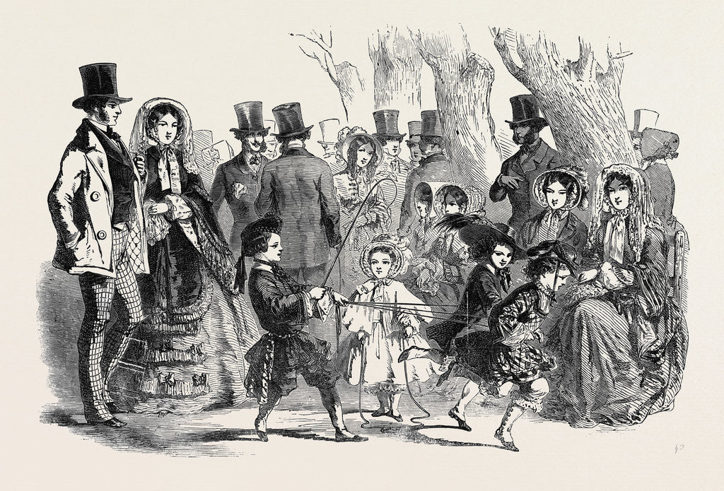 Detail of Paris Fashions for April by Anonymous