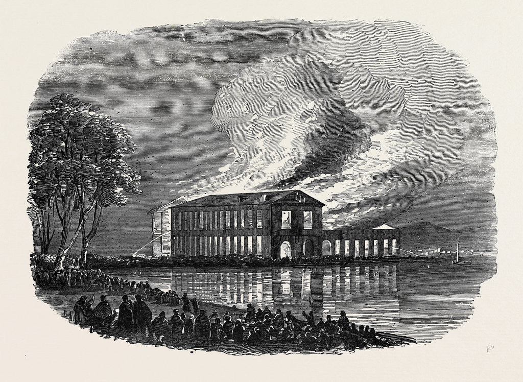 Detail of Great Fire at Port-of-Spain, Trinidad by Anonymous