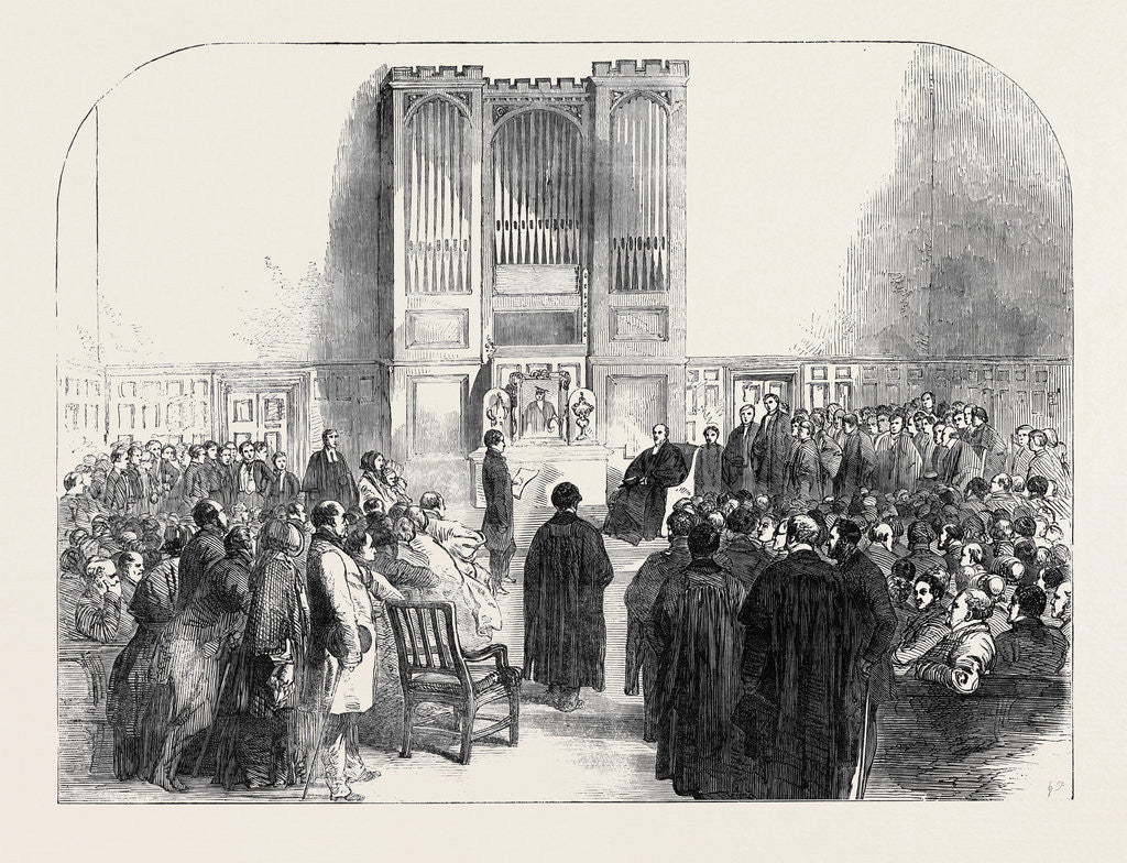 Detail of Presentation of a Memorial to Dr. Tait, at Rugby School by Anonymous