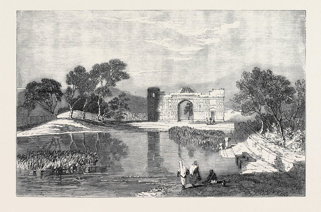 Detail of Husyn-Abdal, in the Punjab, from a Sketch by G.T. Vigne, Esq. by Anonymous