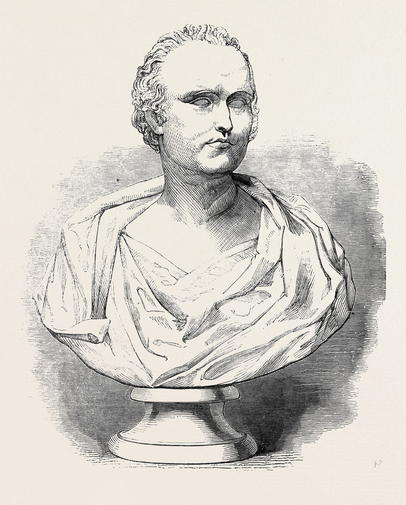 Detail of Bust of Mr. Macaulay by Anonymous