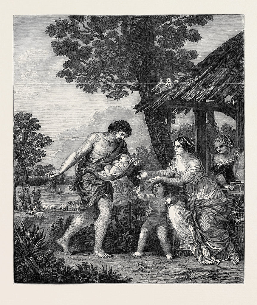 Detail of The Finding of Romulus and Remus from the Picture by Pietro Da Cortona by Anonymous