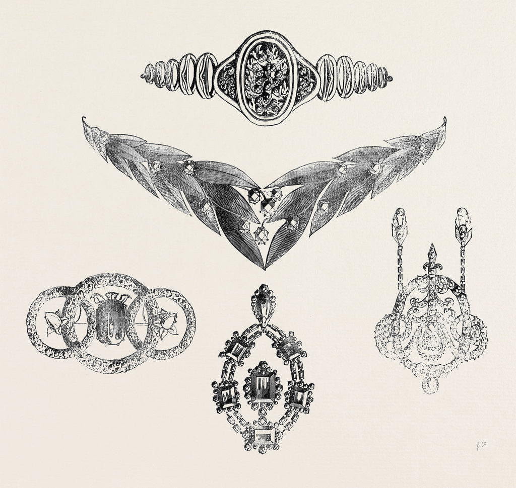 Detail of Jewels Presented to Madame Grisi by Anonymous
