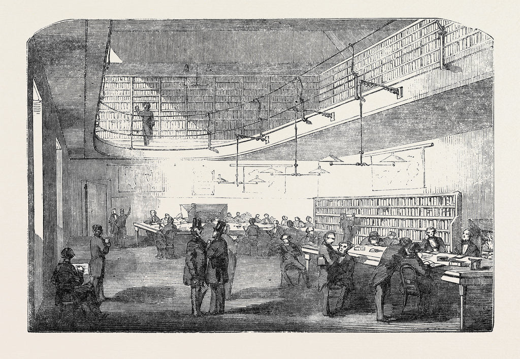 Detail of New Reading Room at the Bank of England, Opened on Wednesday by Anonymous