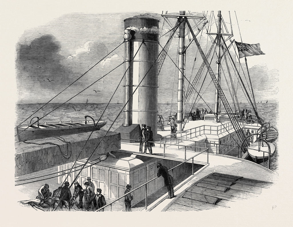 Detail of After Deck of the Asia by Anonymous