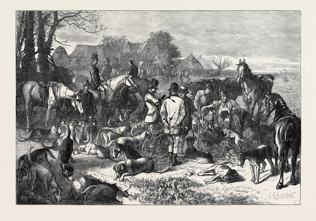 Detail of Digging Out. 1873 by Anonymous