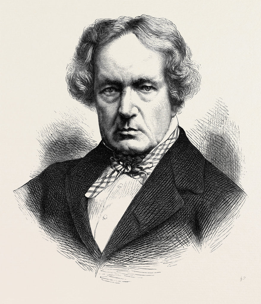 Detail of The Late Mr. W.C. Macready 1873 by Anonymous