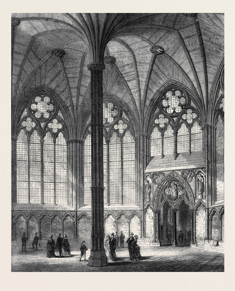 Detail of Chapter-House of Westminster Abbey Lately Restored 1873 by Anonymous