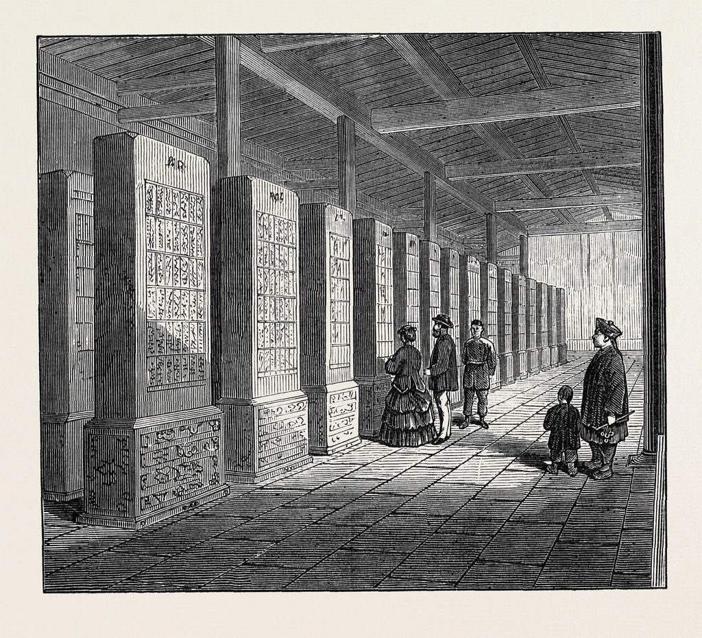 Detail of China: Tablets Engraved with the Classics 1873 by Anonymous