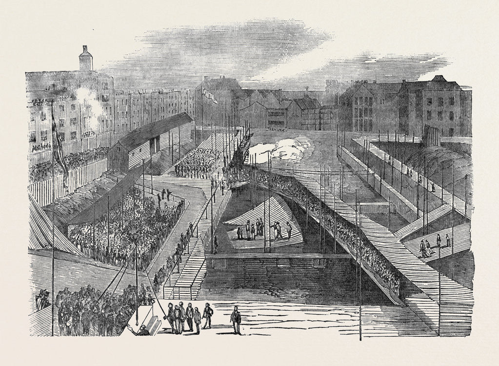 Detail of The Prince of Wales Laying the Foundation Stone of Covent Garden Theatre December 31 1808 by Anonymous