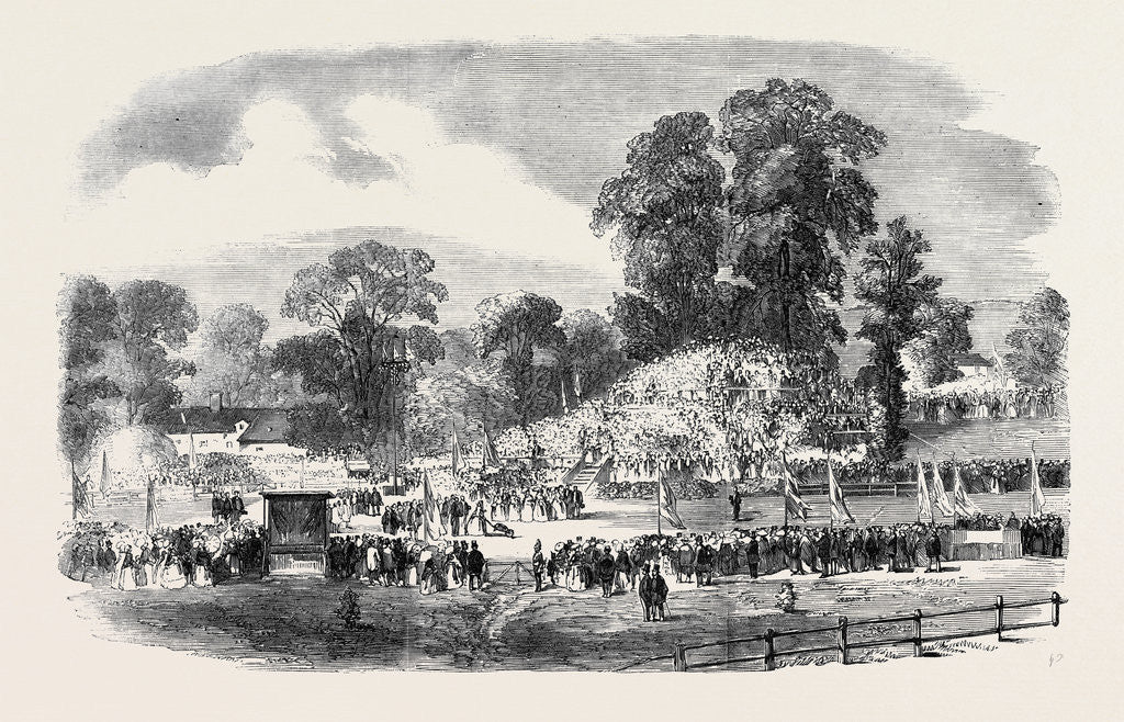 Detail of Commencement of the Oswestry and Newtown Railway by Anonymous