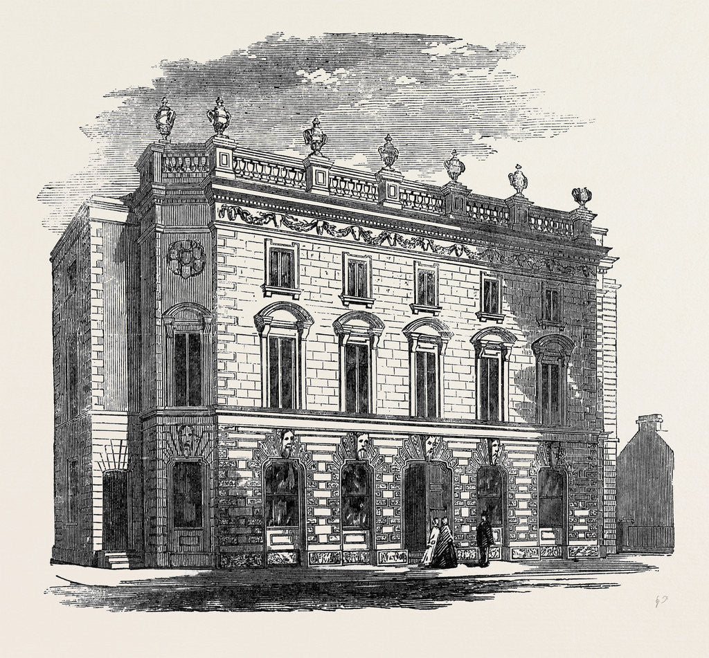Detail of Office of the Midland Counties Insurance Company Lincoln by Anonymous