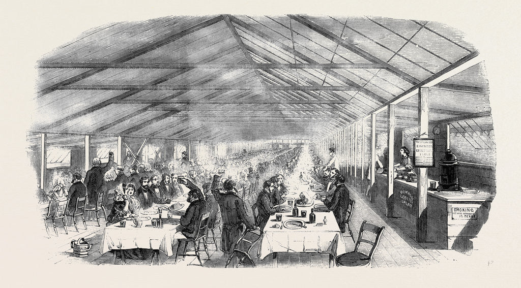 Detail of Dinner Given to the Operatives of Messrs. Horrocks Miller and Co. At Manchester Upon Their Visit to the Art Treasures Exhibition by Anonymous